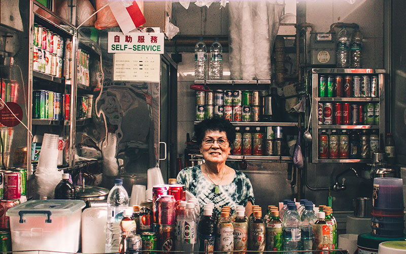 Hawker Shop Owner