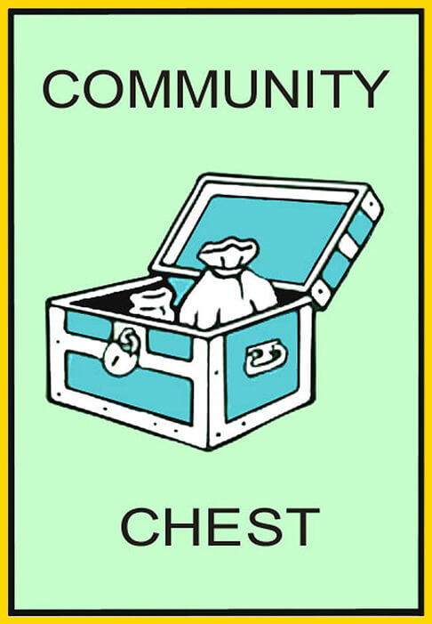 Community Chest Chinese Monopoly Board Game