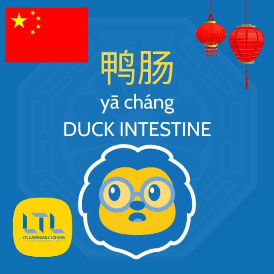 Weird Chinese Food - duck intestine